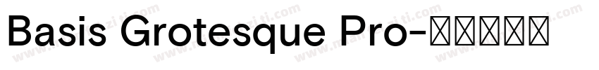 Basis Grotesque Pro字体转换